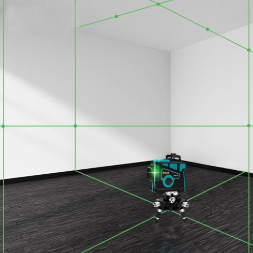 Hilda LS055 Laser Level 12 Lines 3D Auto-nivelant 360 Cross Horizontal Vertical Level Green Beam SH27811699-08