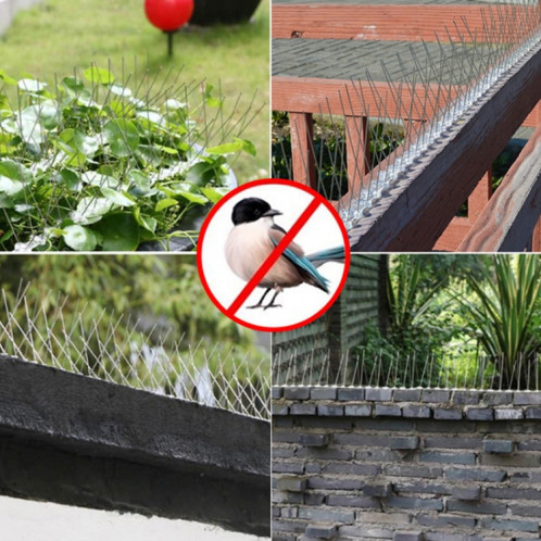 5 PCS / Set Bird Repeller 50cm Clous en acier inoxydable Clous d'oiseaux SK411 SH28801383-011