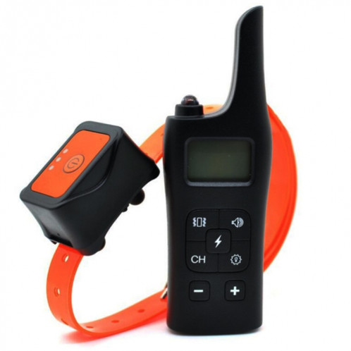 885-2 Les chiens de dressage rechargeables arrêtent la télécommande Barkin avec 2 récepteurs de collier, prennent en charge les chocs électriques et les vibrations et le mode lumière et son, SH938A1541-04