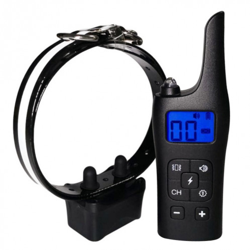 885-2 Les chiens de dressage rechargeables arrêtent la télécommande Barkin avec 2 récepteurs de collier, prennent en charge les chocs électriques et les vibrations et le mode lumière et son, SH938A1541-04