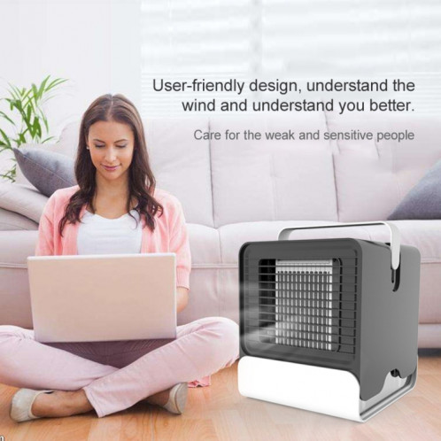 Spades Un nouveau refroidisseur d'air d'humidification domestique de ventilateur de climatisation à ions négatifs (noir) SH976B651-015