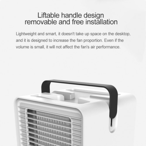 Spades Un nouveau refroidisseur d'air d'humidification domestique de ventilateur de climatisation à ions négatifs (noir) SH976B651-015