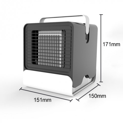 Spades Un nouveau refroidisseur d'air d'humidification domestique de ventilateur de climatisation à ions négatifs (noir) SH976B651-015