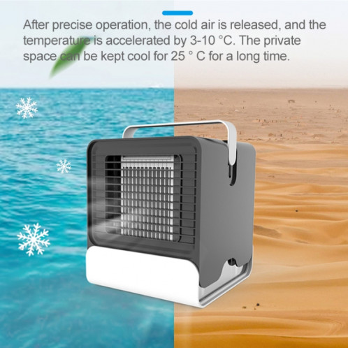 Spades Un nouveau refroidisseur d'air d'humidification domestique de ventilateur de climatisation à ions négatifs (noir) SH976B651-015