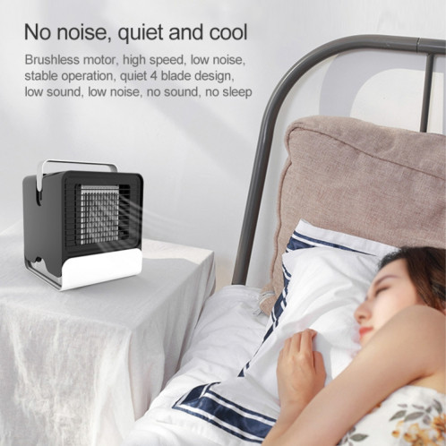 Spades Un nouveau refroidisseur d'air d'humidification domestique de ventilateur de climatisation à ions négatifs (noir) SH976B651-015