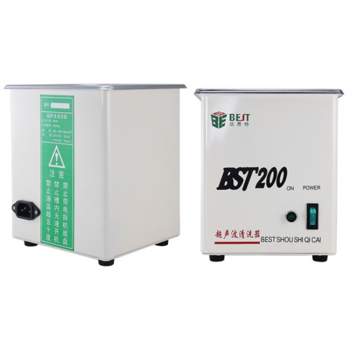 BEST-200 Nettoyeur à ultrasons en acier inoxydable de 1,5 L (tension 220V) SB39331386-09