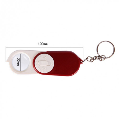 BEST 10X Loupe de Poche avec Lumière LED SB3934287-06