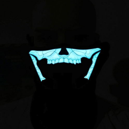 Masque FG-MA-018 Halloween avec commande vocale, masque de cosplay avec contrôle de la lumière froide et froide SH43851124-011