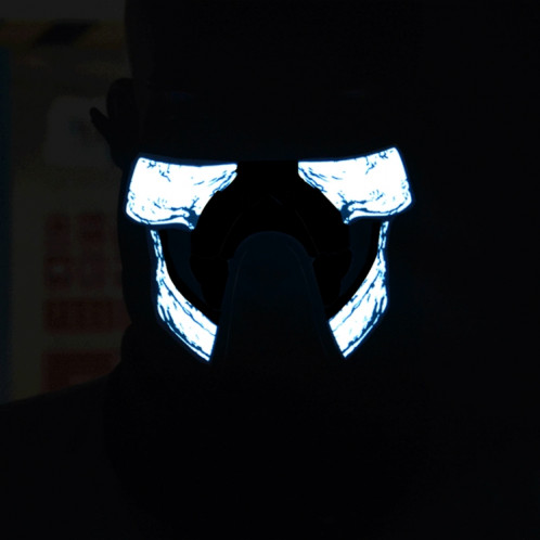 Masque FG-MA-023 Halloween avec commande vocale, masque de cosplay avec contrôle de la lumière froide et froide SH4386267-011