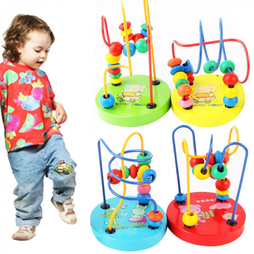 Enfants de bébé éducatifs en bois autour de perles jouets jouet intelligence infantile enfant en bas âge SH45781116-04