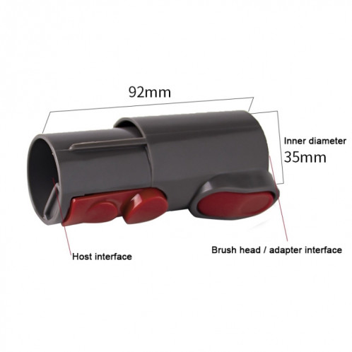 Pièces d'adaptateur d'aspirateur V8 + V6 Accessoires pour Dyson SH47301199-035