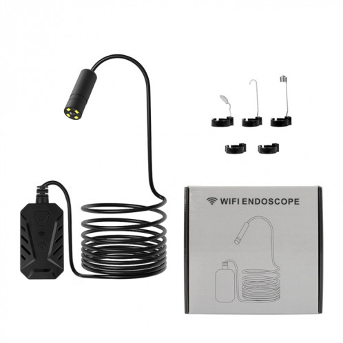Caméra d'inspection d'endoscope WIFI autofocus étanche F230 IP68, longueur: 10 m, diamètre de l'objectif: 14 mm SH4792347-010