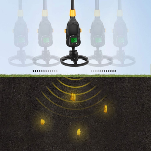 Détecteur de jouets pour enfants MD1008A Underground Metal Detector avec écran LCD, plage de mesure: 10 cm SH5287929-014