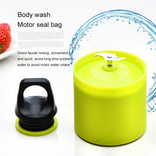 Bingo 500 ml Mini Portable USB Rechargeable Électrique Juicer Cup Juicer Blender, 22000 tours par minute (vert) SH570G248-012