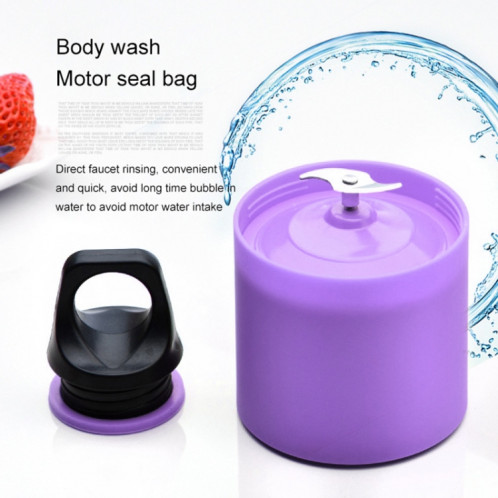 Bingo 500 ml Mini Portable USB Rechargeable Électrique Juicer Cup Juicer Blender, 22000 tours par minute (violet) SH570P1169-012