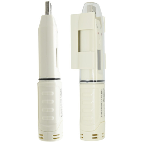 Benetech GM1366 Recordeur de température et d'humidité numérique USB avec alarme SB5604968-07