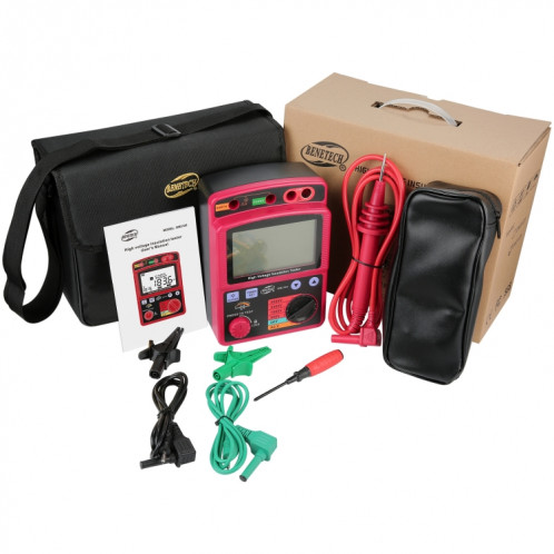 Benetech GM3125 Testeur de résistance de testeur d'isolement haute tension haute tension SB561131-07