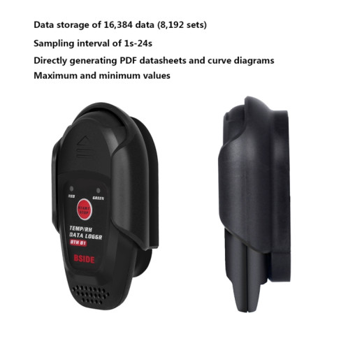 Enregistreur automatique de données de température / humidité d'interface USB BSIDE BHT81 SH56161717-010