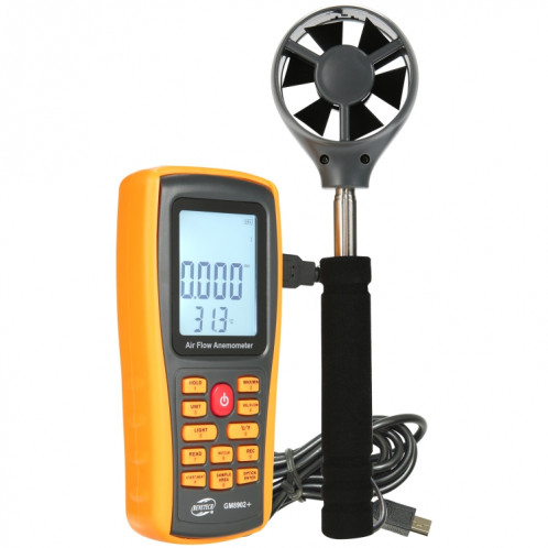 Benetech GM8902 + écran LCD Digital Digital Digital Débutant Vitesse du vent Scaled Mètre SB5632128-08