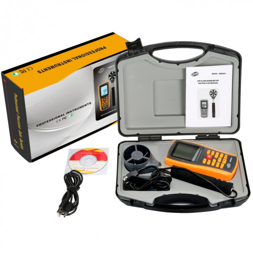 Benetech GM8902 + écran LCD Digital Digital Digital Débutant Vitesse du vent Scaled Mètre SB5632128-08