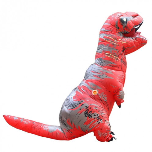 Costume adulte de dinosaure gonflable Halloween costumes de dragon gonflé Costume Carnaval Party pour femmes hommes (rouge) SH641R1103-09