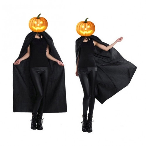 Adulte Cape Halloween Diable Costume Festival Festival Costume Châle Costumes Châle avec Cap pour Femmes Hommes (Noir) SH644B454-06