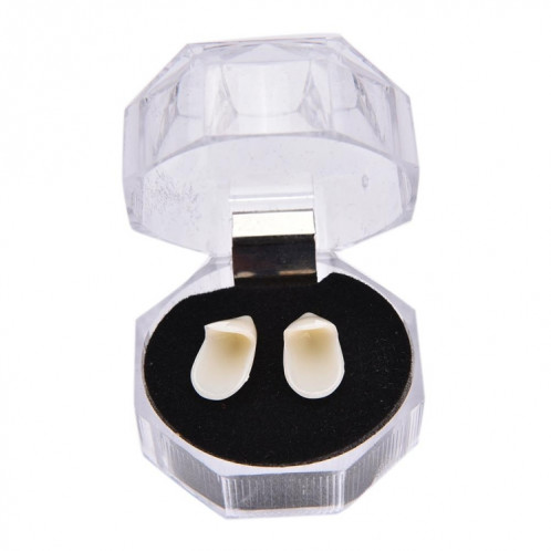 1 paire de prothèses dentaires Halloween Party 19mm Vampire Zombie Devil Fangs Dents SH646D1219-08