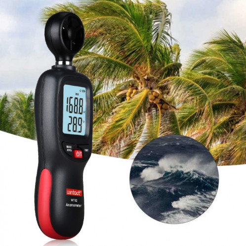 WinTact WT82B Bluetooth Toux Data Logger Air Velocity Mètre SW56691471-07