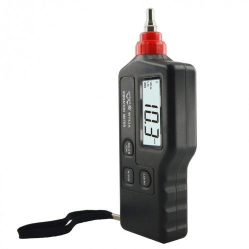 Wintact WT63A Vibration Meter Testeur numérique Vibromètre Analyseur Vitesse d'accélération SW94BR501-08