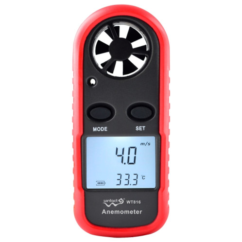 WinTact WT816 Thermomètre électronique numérique anémomètre SW5709451-07