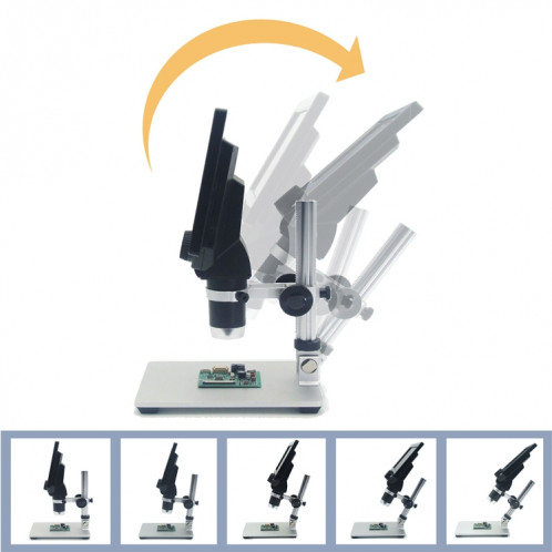 G1200 7 pouces écran LCD 1200X microscope électronique portable sur support de bureau numérique, SH782B997-06