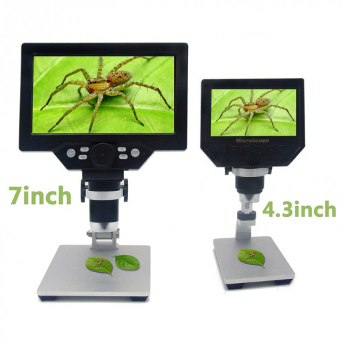 G1200 7 pouces écran LCD 1200X microscope électronique portable sur support de bureau numérique, SH782B997-06