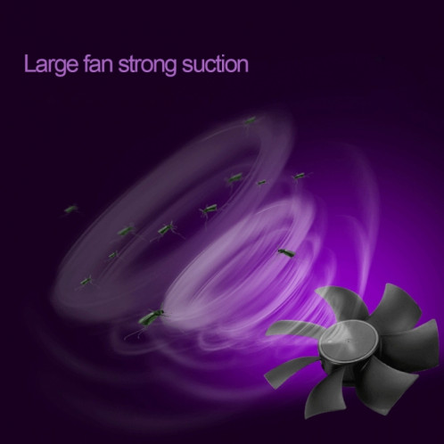 5W 6 LED Aucune radiation Mute photocatalytique 7-fan Fan USB Mosquito Killer Lamp (rose) S5874F87-08
