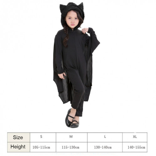 Halloween Costume Enfants Combinaison Style Chauve-Souris Cosplay Costumes Survêtement Taille: S, Hauteur suggérée: 105-115cm SH6223178-08