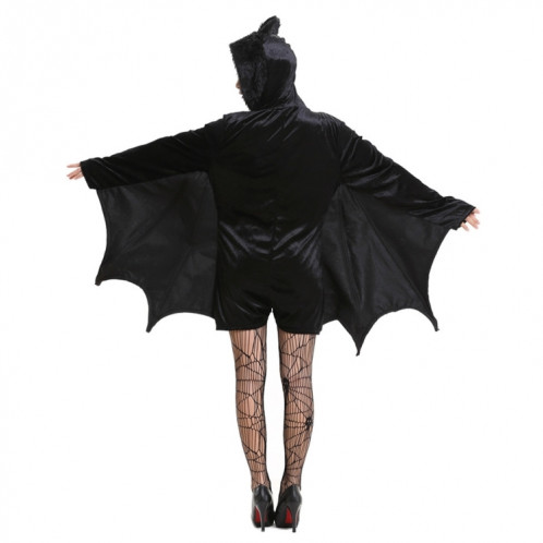 Costume Halloween Enfants et femmes chauve-souris, vêtements de vampire, scène, spectacle, cosplay, vêtements, taille: L, poitrine: 94cm SH62321661-08