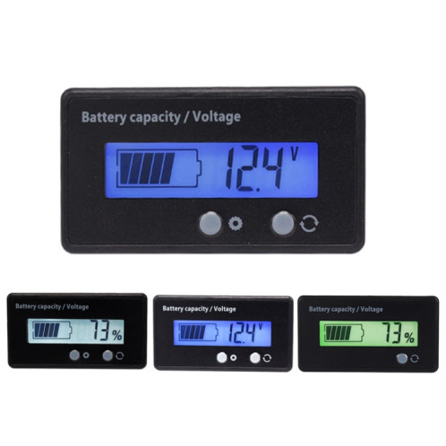 H6133 12V-84V-acide-acide-acide Testeur de tension de la batterie pour pourcentage Moniteur d'état de la batterie au lithium (lumière verte) SH98GL424-07