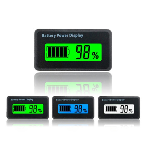 H5 12V-48V-acide-acide-acide Testeur de tension de la batterie pourcentage de voltmètre de voltmeter moniteur d'état de la batterie au lithium (lumière verte) SH99GL1352-06