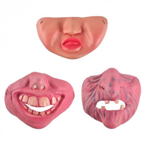 Masques faciaux en latex de clown d'Halloween effrayants et effrayants de partie de masque pour l'adulte / enfants, livraison aléatoire de style SH6361915-08