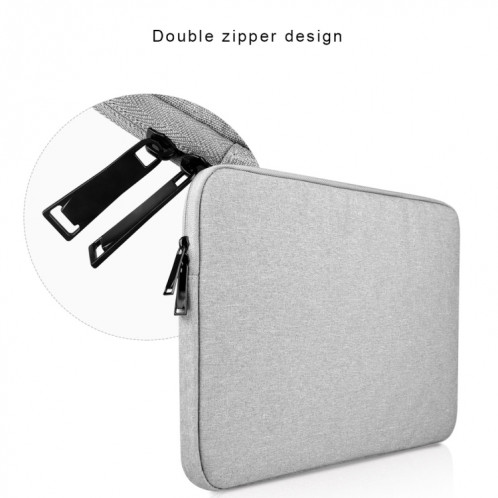 Universal Portable Wearable Oxford Tissu Doux D'affaires Emballage Intérieur Tablet Tablet Bag, Pour 12 pouces et MacBook ci-dessous, Samsung, Lenovo, Sony, DELL Alienware, CHUWI, ASUS, HP (Gris) SU492H1019-013