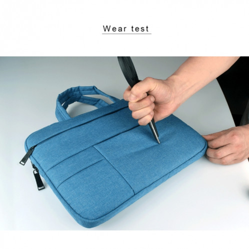 Universel poches multiples portable Oxford chiffon doux portable poignée portable sac tablette pour 12 pouces et ci-dessous Macbook, Samsung, Lenovo, Sony, DELL Alienware, CHUWI, ASUS, HP (noir) SU570B1394-013