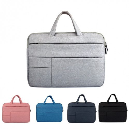 Universel poches multiples portable Oxford chiffon doux portable poignée portable sac tablette pour 12 pouces et ci-dessous Macbook, Samsung, Lenovo, Sony, DELL Alienware, CHUWI, ASUS, HP (noir) SU570B1394-013