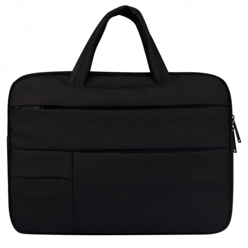 Universel poches multiples portable Oxford tissu doux portable poignée tranquillement portable Tablet Bag, pour 15,6 pouces et ci-dessous Macbook, Samsung, Lenovo, Sony, DELL Alienware, CHUWI, ASUS, HP (Noir) SU573B6-013