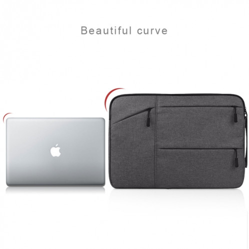 Universel poches multiples portable wearable Oxford tissu doux portable portable simple Tablet Tablet Bag, pour 12 pouces et ci-dessous Macbook, Samsung, Lenovo, Sony, Dell Alienware, CHUWI, ASUS, HP (noir) SU576B1986-014