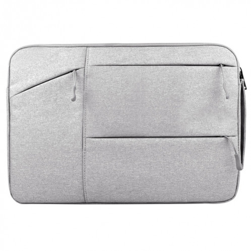 Universel poches multiples portable Oxford chiffon doux portable portable Business Tablet Bag, pour 12 pouces et ci-dessous Macbook, Samsung, Lenovo, Sony, DELL Alienware, CHUWI, ASUS, HP (gris clair) SU76LH1108-014