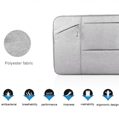 Universel poches multiples portable Oxford chiffon doux portable simple portable Tablet Tablet sac, pour 13,3 pouces et ci-dessous Macbook, Samsung, Lenovo, Sony, DELL Alienware, CHUWI, ASUS, HP (Noir) SU577B839-013
