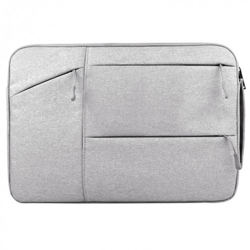 Universel poches multiples portables wearable Oxford tissu doux portable portable Business Tablet Bag, pour 15,6 pouces et ci-dessous Macbook, Samsung, Lenovo, Sony, DELL Alienware, CHUWI, ASUS, HP (gris clair) SU79LH489-013
