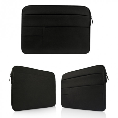 Universel poches multiples portable Oxford chiffon doux portable sac de tablette portable, pour 12 pouces et ci-dessous Macbook, Samsung, Lenovo, Sony, DELL Alienware, CHUWI, ASUS, HP (noir) SU590B526-012