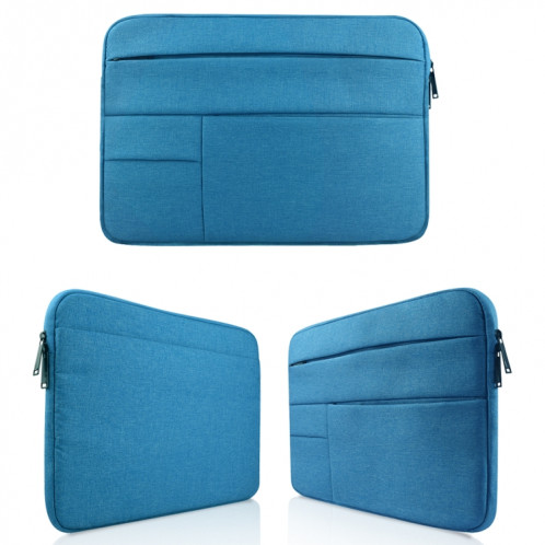 Universel poches multiples portable Oxford chiffon doux portable sac de tablette portable, pour 12 pouces et ci-dessous Macbook, Samsung, Lenovo, Sony, DELL Alienware, CHUWI, ASUS, HP (bleu) SU590L893-012