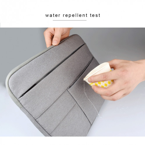 Universel poches multiples portable Oxford chiffon doux Portable Portable Tablet Bag, pour 15,6 pouces et ci-dessous Macbook, Samsung, Lenovo, Sony, DELL Alienware, CHUWI, ASUS, HP (gris) SU593H1135-012