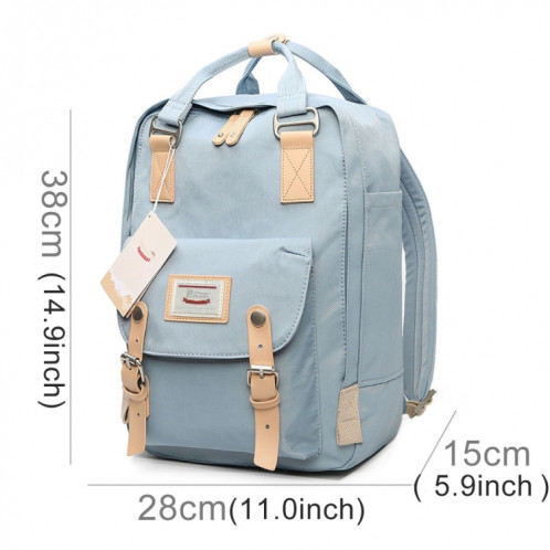 Sac à dos de voyage pour ordinateur portable de mode pour ordinateur portable avec poignée, taille: 38 * 28 * 15cm (bleu bébé) SH665W805-06